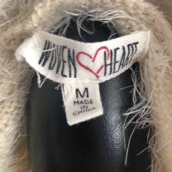 NWOT Striped Eyelash Cardigan Sweater - Picture 5 of 6